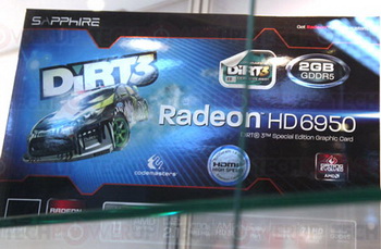 Sapphire HD 6950 obtained 2 GB GDDR5 